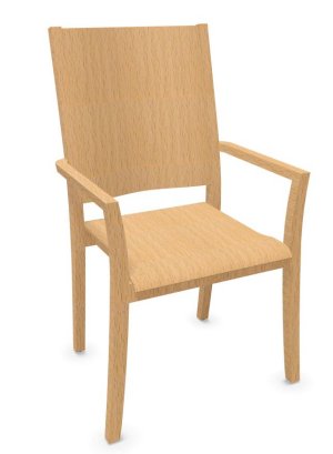 langlebiger Wartezimmer-Stuhl bis 200 kg belastbar