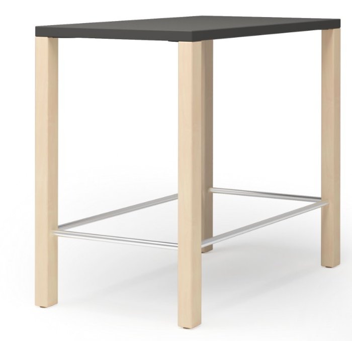 langlebiger moderner Hochtisch für Objektbereich Kantinen geeignet