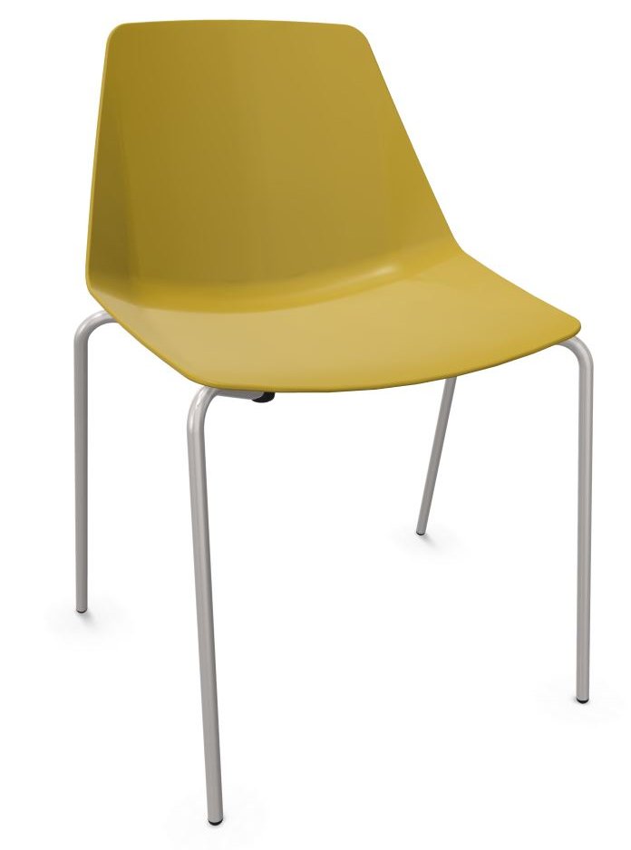 pflegeleichter Wartezimmer-Stuhl desinfizierbare Sitzschale