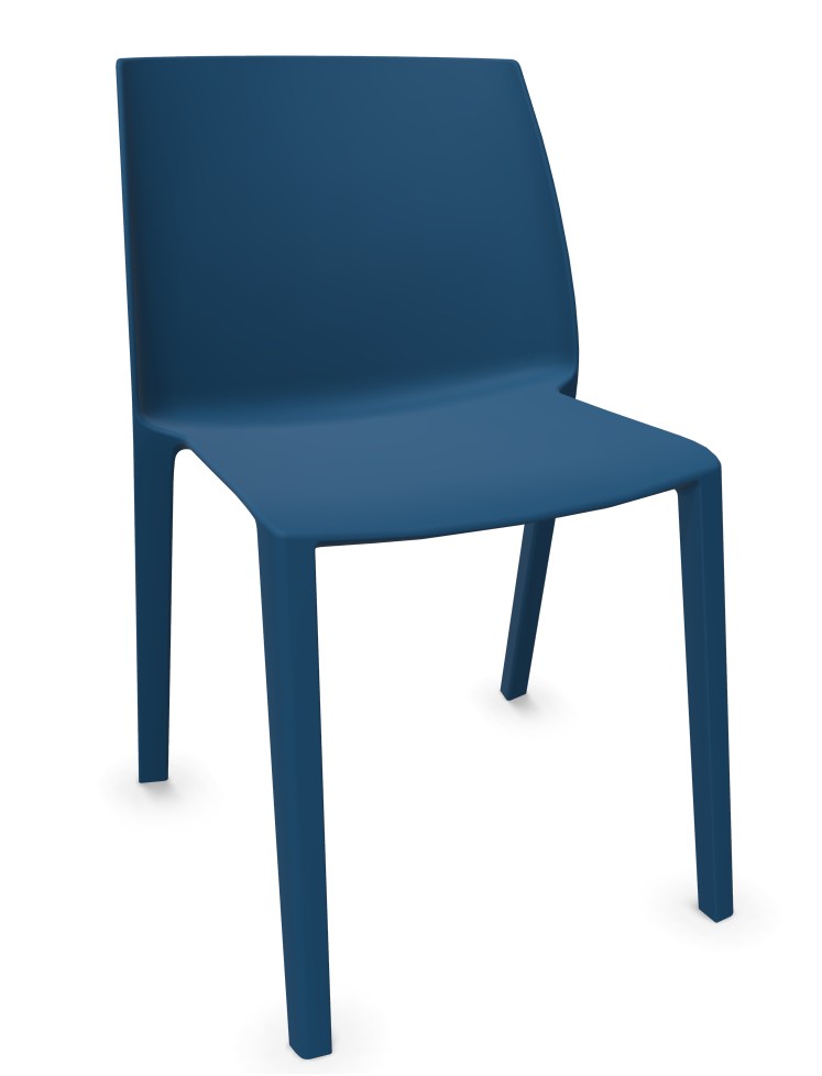 witterungsbeständiger Monoblock-Kunststoffstuhl 