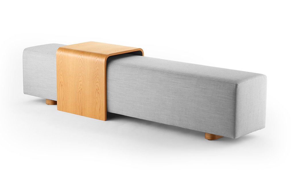 hochwertige bequeme Sitzbank moderne Ausstattung Wartebereich