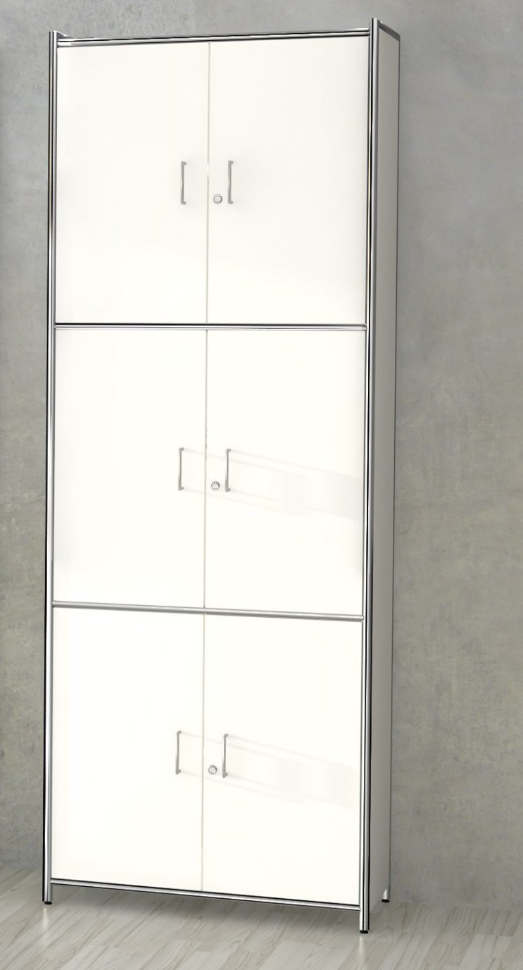 220 cm hoher abschließbarer Aktenschrank