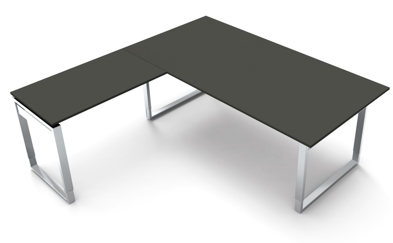 Höhenverstellbarer Eckschreibtisch 180 x 180 cm