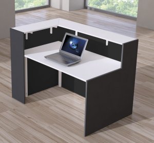 kleiner und robuster Infodesk für eine Person kleiner und robuster Infodesk für eine Person