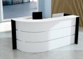 Büro-Empfangstheke mit Sitz- u. Steharbeitsplatz