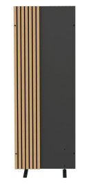 Büro-Trennwand anthrazit