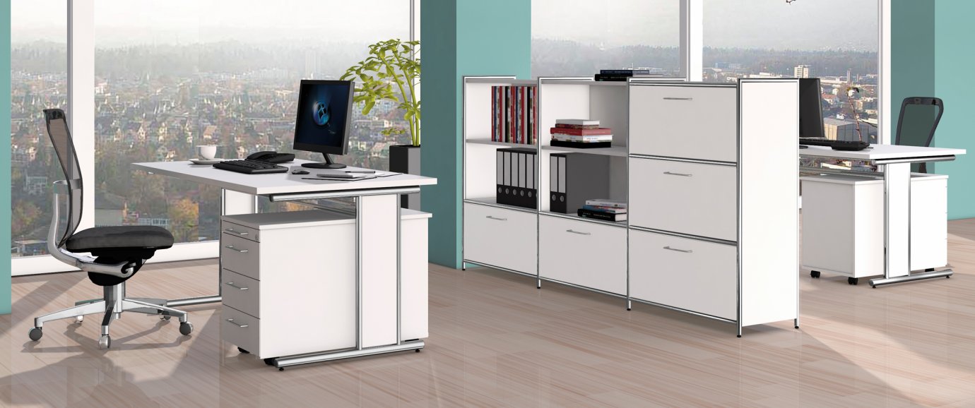 B&uuml;ro-Regalschr&auml;nke als B&uuml;roraumteiler