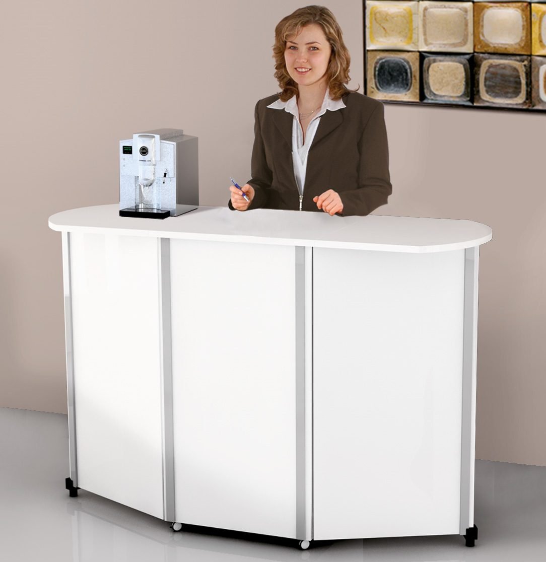 mobile Cathering-Theke f&uuml;r Messen und B&uuml;rok&uuml;che
