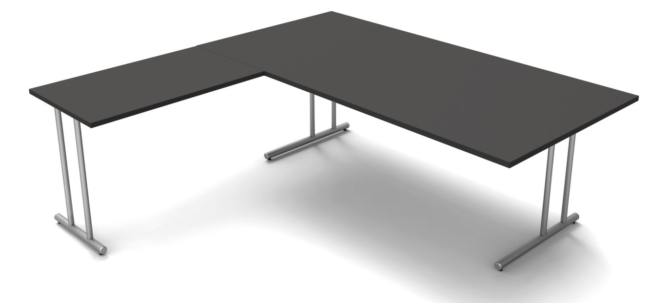 günstiger Winkelschreibtisch mit extra großer Arbeitsfläche 200 x 200 cm
