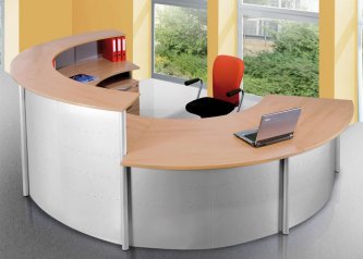robuste und preiswerte Büro-Empfangstheke