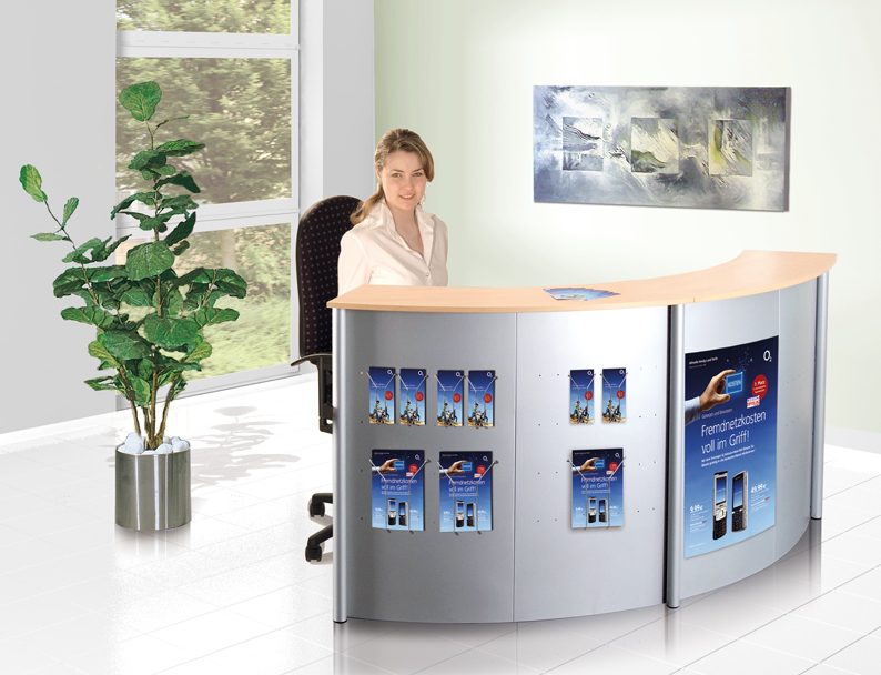 preiswerte und erweiterbare Büro-Empfangstheke