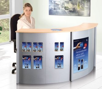 preiswerte und erweiterbare Büro-Empfangstheke