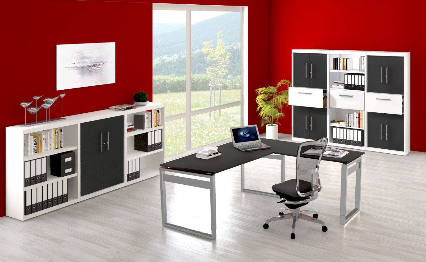 modernes Bürozimmer selbst gestalten