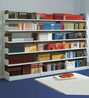 standsichere Bibliotheksregal