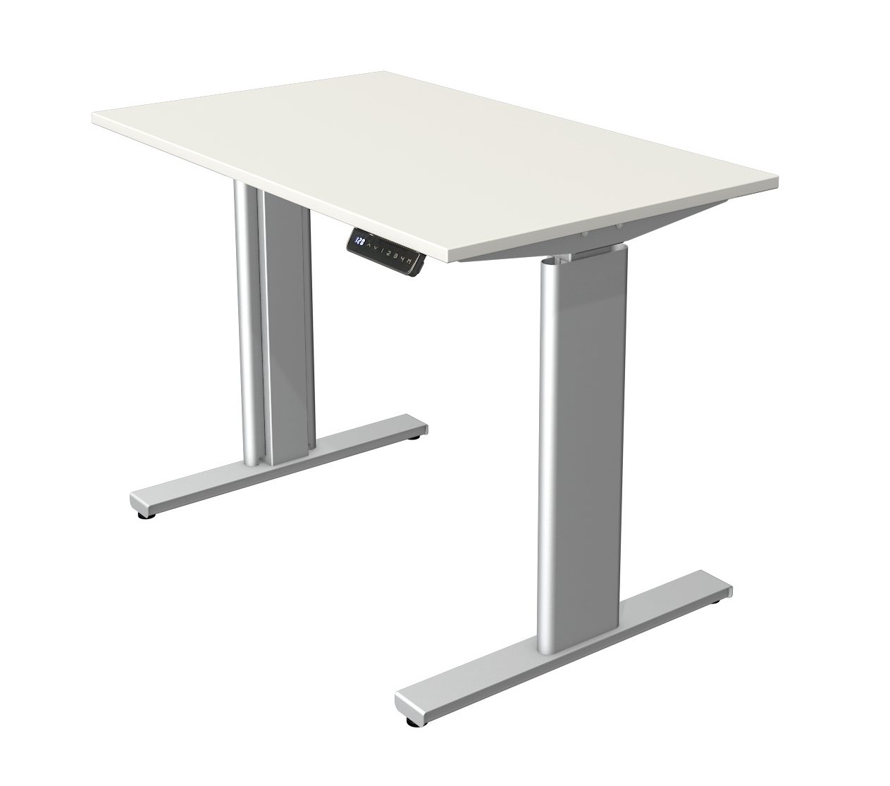 preiswerter Sitz- und Steharbeitstisch 100 x 60 cm für das Homeoffice