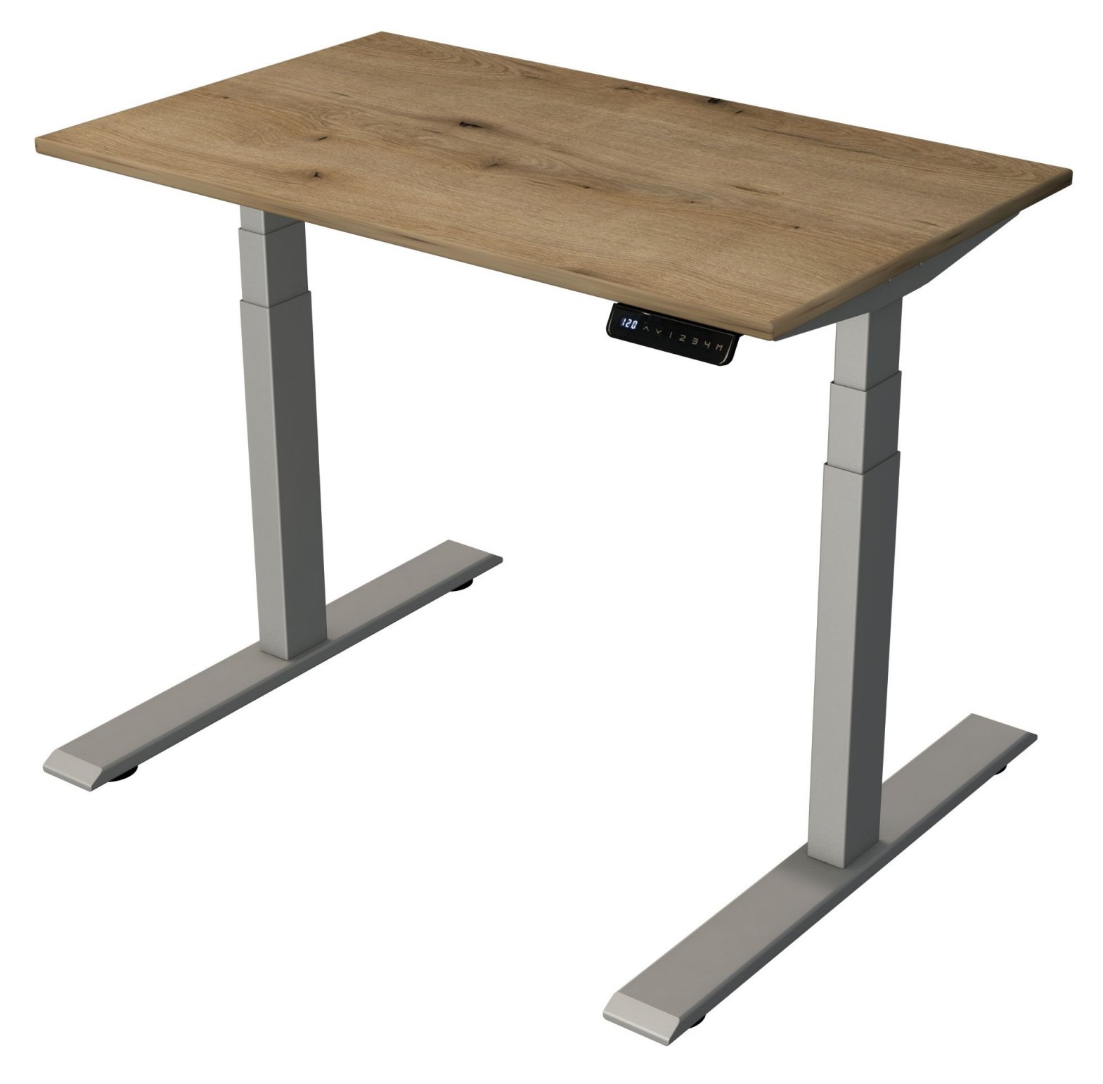 robuster Sitz- und Stehschreibtisch 100 x 60 cm für das Home-Office