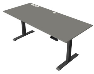 preiswerter Sitz-Stehbürotische mit eingebauter Steckdosenleiste inkl USB-Anschlüsse