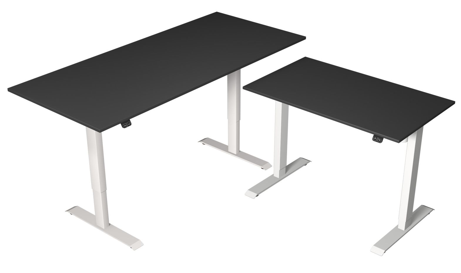preiswerter Sitz-Stehbürotisch 180 x 80 cm