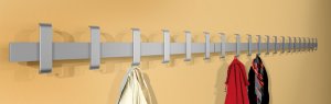 Reihenwandgarderobe mit Verletzungsschutz