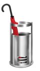 Edelstahl-Schirmständer mit Regenwasserauffangbehälter
