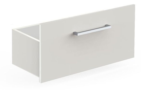 weiße Schublade für Büroschrank