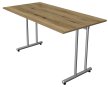 Homeoffice-Schreibtisch mit Kabelwanne