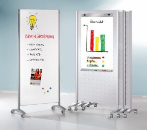 mobile Trennwände für Messen und Büro