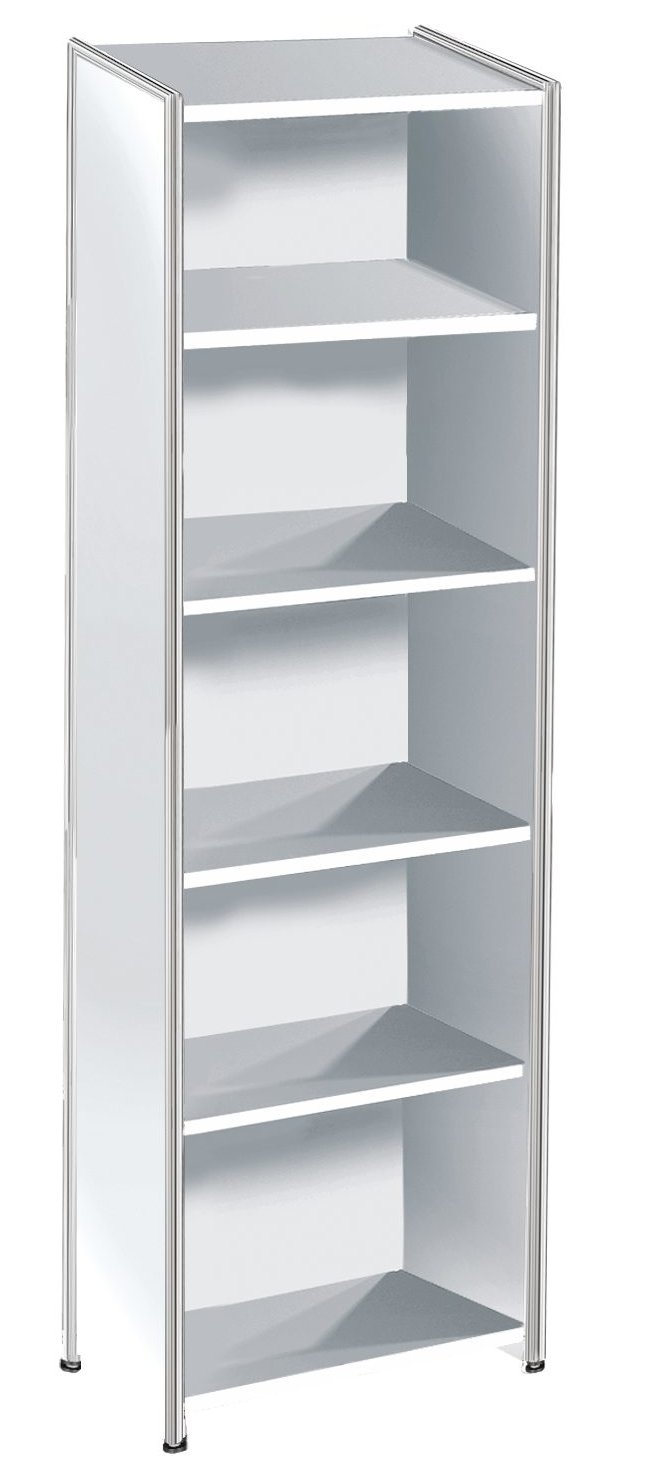 weißer Ordner-Regalschrank 5 Ordnerhöhen