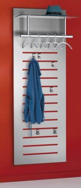 Metall-Wandgarderobe