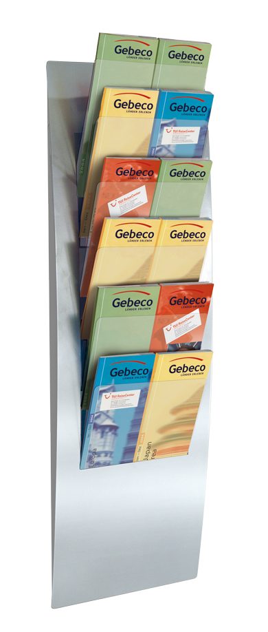 Prospektfachhalter zur Wandmontage