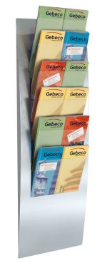 Prospektfachhalter zur Wandmontage