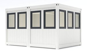 schallgeschützter Raum-im-Raum-Stahlcontainer