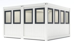 schallgeschützter Innenraum-Stahlcontainer