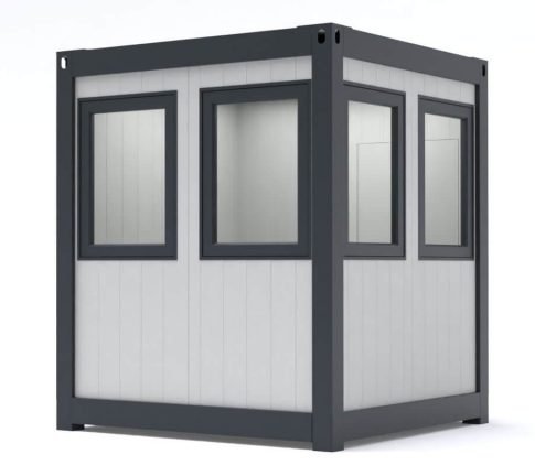 witterungsbeständiger Bürocontainer für den Außenbereich