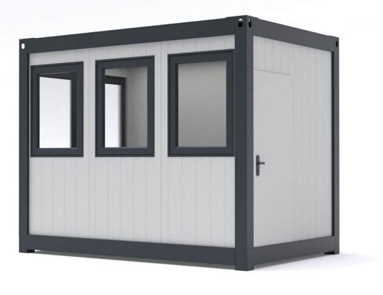 Preiswerter Bürocontainer mit Heizung Preiswerter witterungsbeständiger Bürocontainer mit Heizung