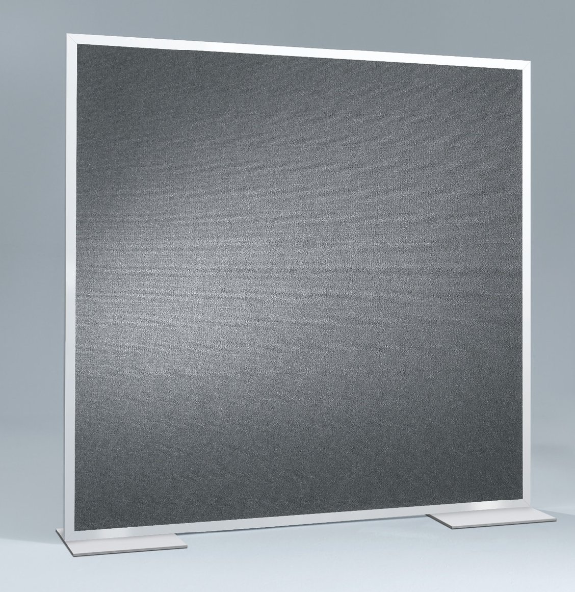 Pinboard als flexibler Raumteiler / Sichtschutzwand mit Klettstoffbezug