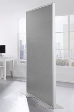 ger&auml;uschabsorbierender Raumtrenner schwer entflammbar