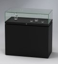 Ganzglas-Thekenvitrine