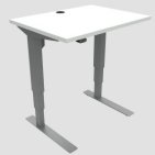 kleiner Sitz- und Stehschreibtisch 80 x 60 cm