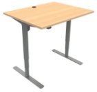 ergonomischer Sitz- und Stehschreibtisch 100 x 80 cm