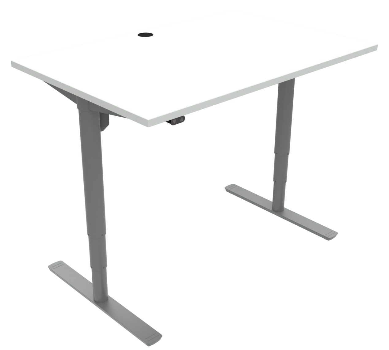 Sitz- und Stehschreibtisch 120 x 80 cm für Home-Office