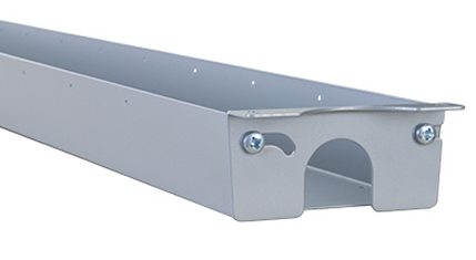 Metall-Kabelkanal für Sitz- und Stehschreibtisch