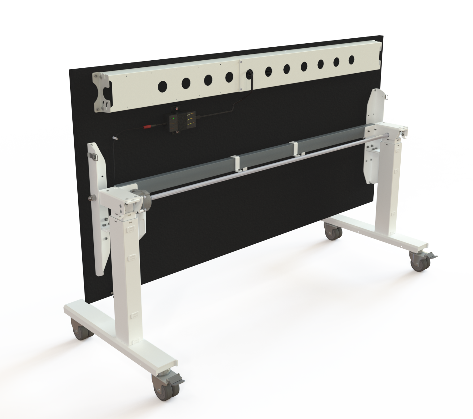 elektrisch höhenverstellbarer und massiver Sitz-Steh-Seminartisch