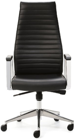 Chefsessel Sitzbezug Echt-Leder schwarz