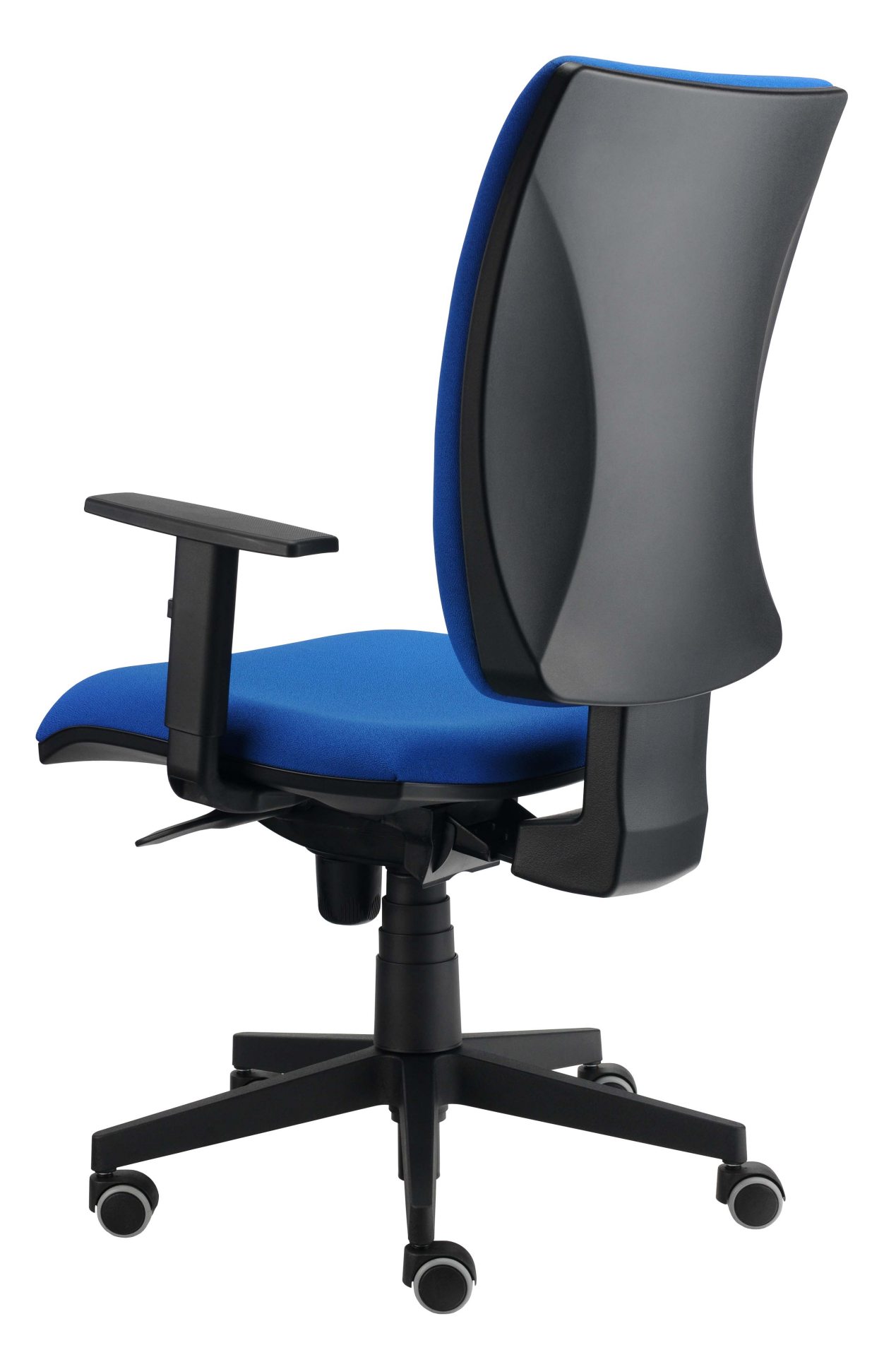 Schreibtischstuhl ergonomischer Polstersitz Laufrollen für Teppichböden