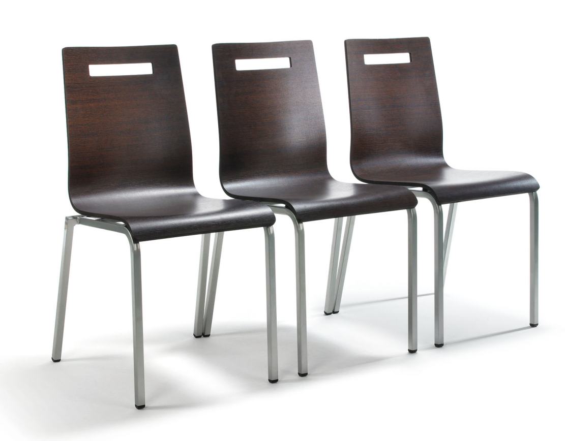 Design-Esstischstuhl schwarzer Echt-Leder-Stuhlbezug 