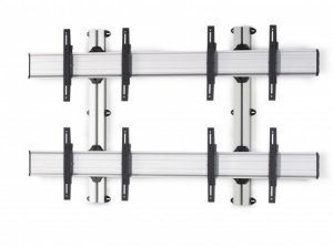 vierfache Flatscreen-Wandhalterung