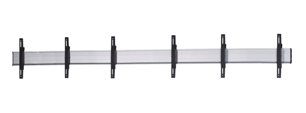Videowall-Wandhalterung für Videokonferenzen 3 Monitore nebeneinander