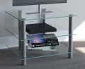 Mattglas-TV-Rack