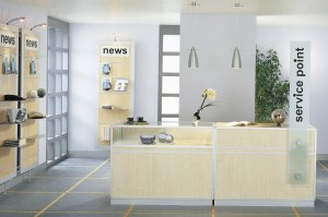 Theken Regale moderne preiswerte Ladeneinrichtung